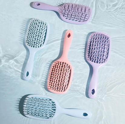 Plastic Handle Vent Hair Brush