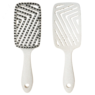 Biodegradable Hair Brush Features