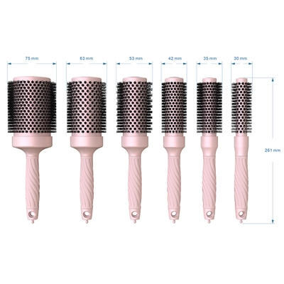 Ceramic Hair Brush Features