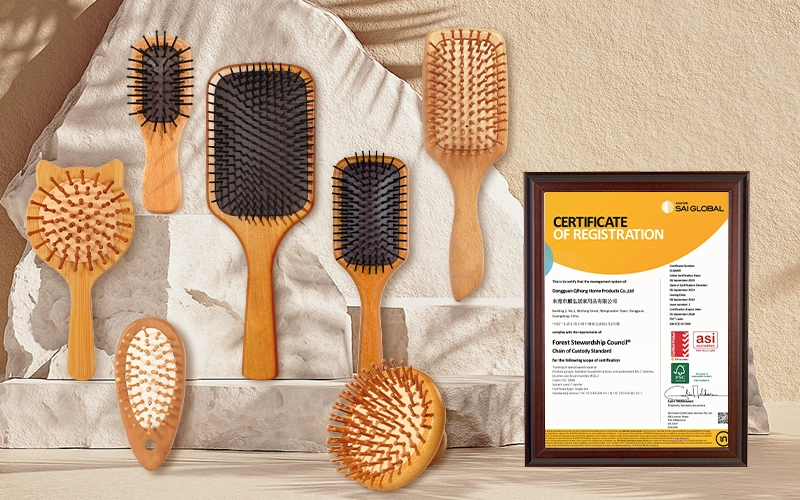 Boar Bristle Brush for Fine Hair