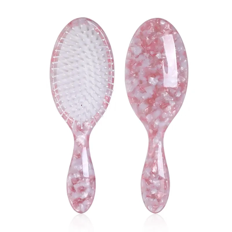 Acetate Handle Nylon Hair Brush (C-QD010-2)