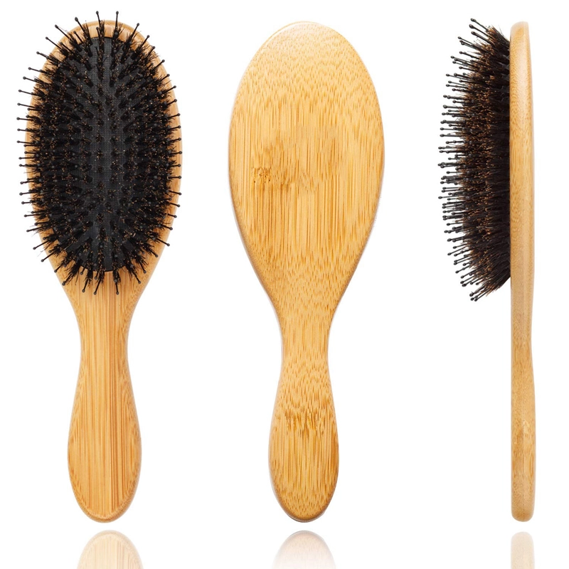 Nylon Mixed Boar Bristle Hair Brush (Z-QD13P-3)