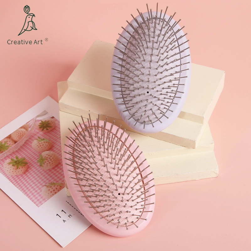Metal Bristle Hair Brush (M-QD57P-6)