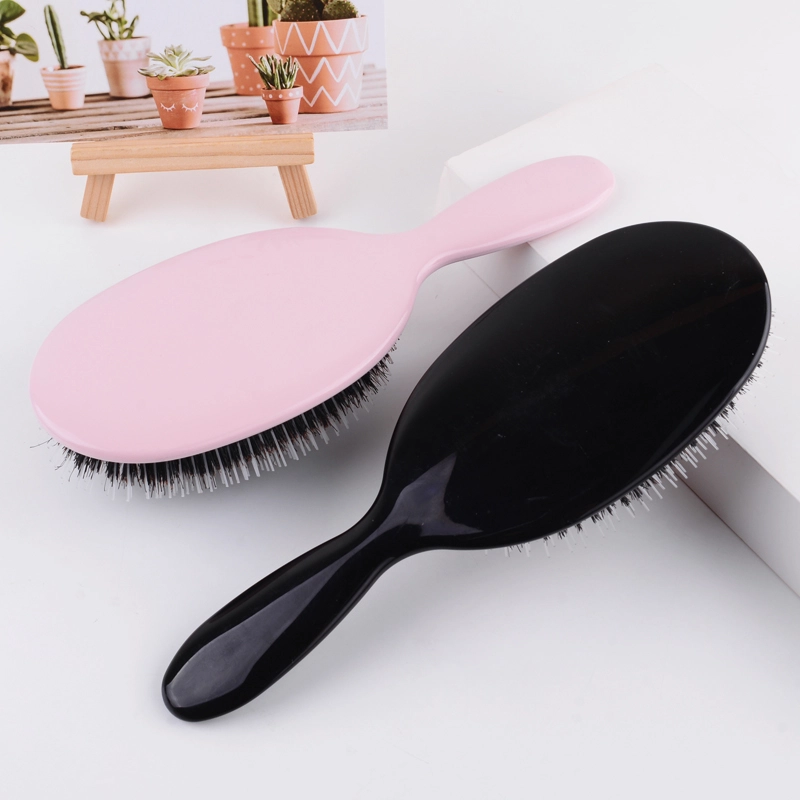 Nylon Mixed Boar Bristle Hair Brush (S-QD22D-3)