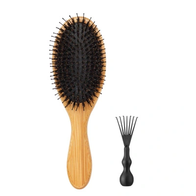 ‌Benefits‌ of Bamboo/Wooden Handle Detangling Hair Brush