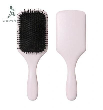 Bamboo/Wooden Handle Boar Bristle Hair Brush