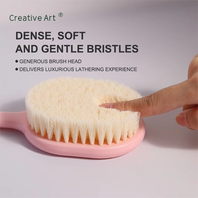‌Features‌ of Plastic Long Handle Bath Brush