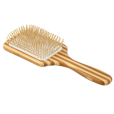‌Features‌ of Bamboo/Wooden Handle Cushion Massage Hair Brush