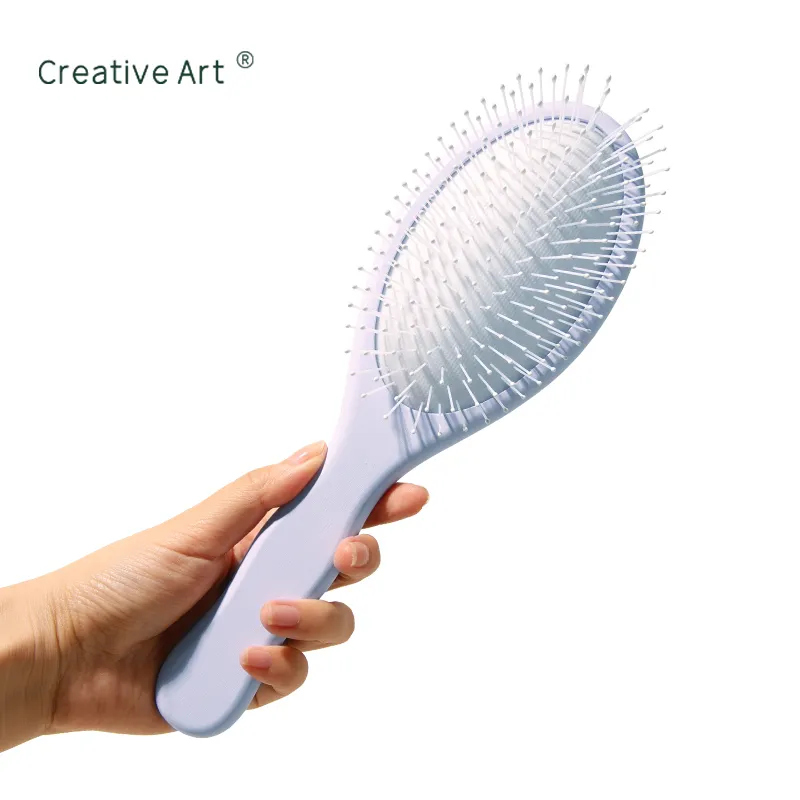 bamboo wooden handle nylon bristle hair brush m qd55p 1 china<!--[