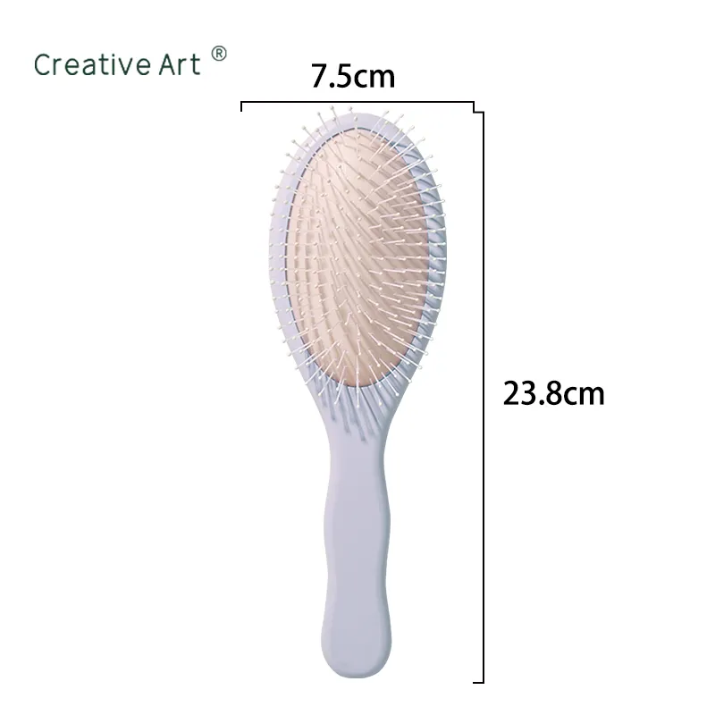 bamboo wooden handle nylon bristle hair brush m qd55p 1 for sale<!--[