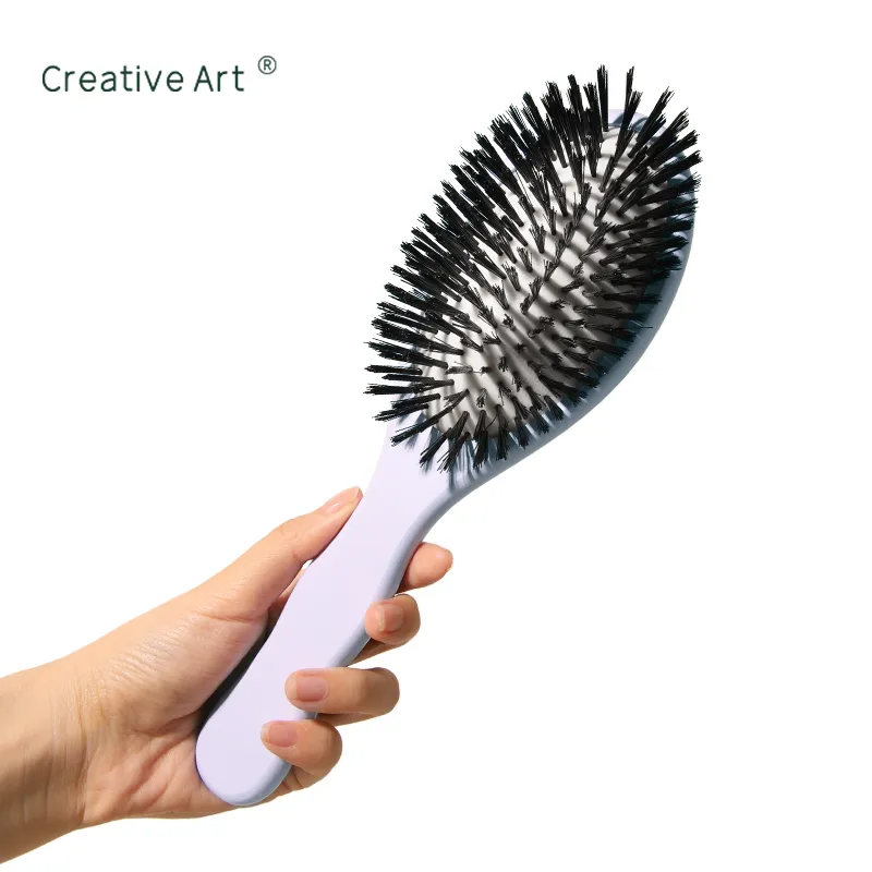 bamboo wooden handle nylon bristle hair brush m qd55p 1 supplier<!--[