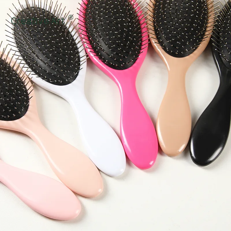 plastic handle metal bristle hair brush s qd05p 6 factory<!--[