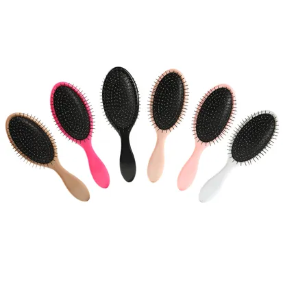 Plastic Handle Metal Bristle Hair Brush (S-QD05P-6)