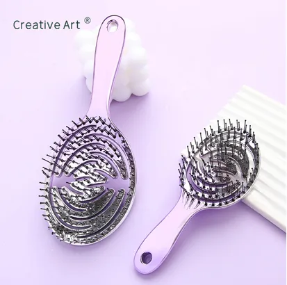 Plastic Handle Vent Hair Brush (S-LK15D-1)