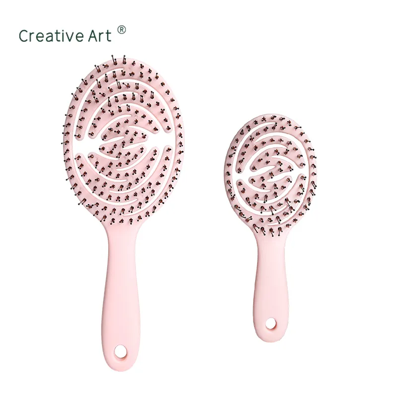 Plastic Handle Vent Hair Brush (S-LK15P-4)