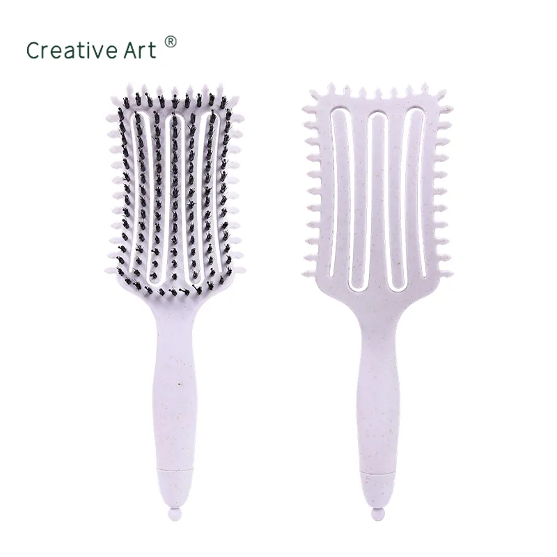 Plastic Handle Vent Hair Brush (S-LK040-3)