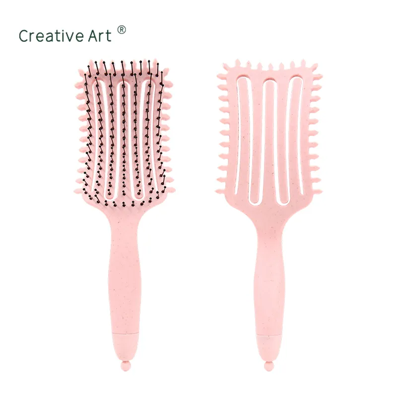 Plastic Handle Vent Hair Brush (S-LK040-3)