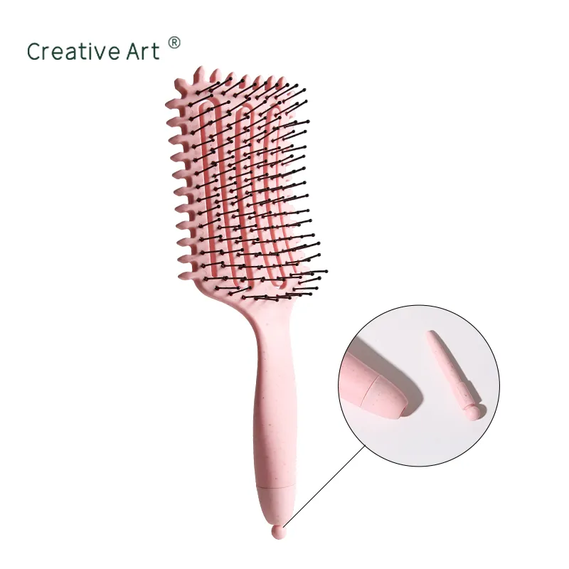 Plastic Handle Vent Hair Brush (S-LK040-3)