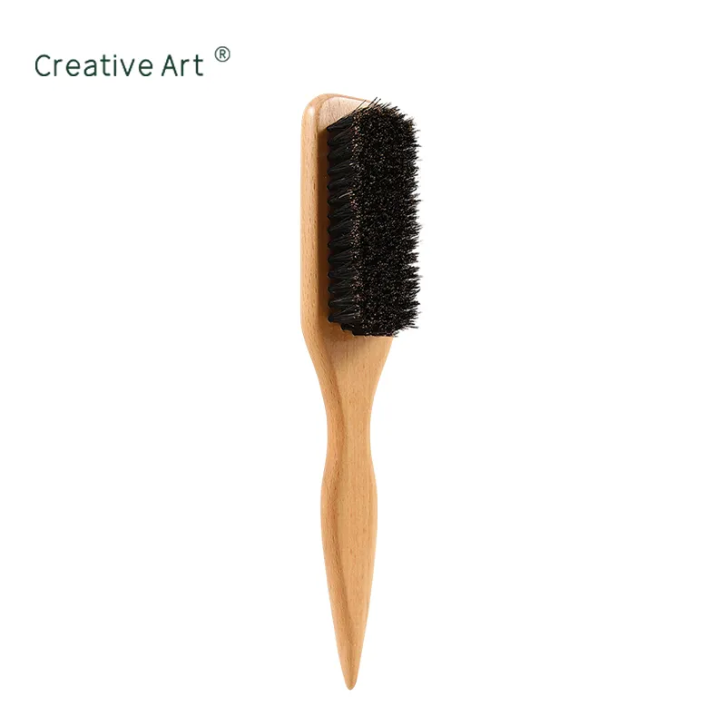Boar Bristle Slick Back Hair Brush (M-SZ07P-5)