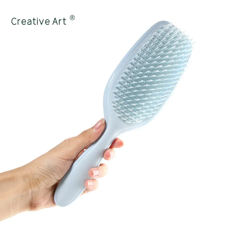 Blue 4 Pcs Hair Brush Set (S-04TZ)
