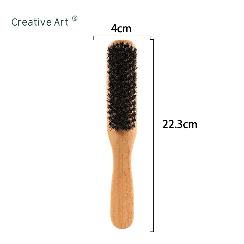 Boar Bristle Slick Back Hair Brush (M-SZ07P-5)