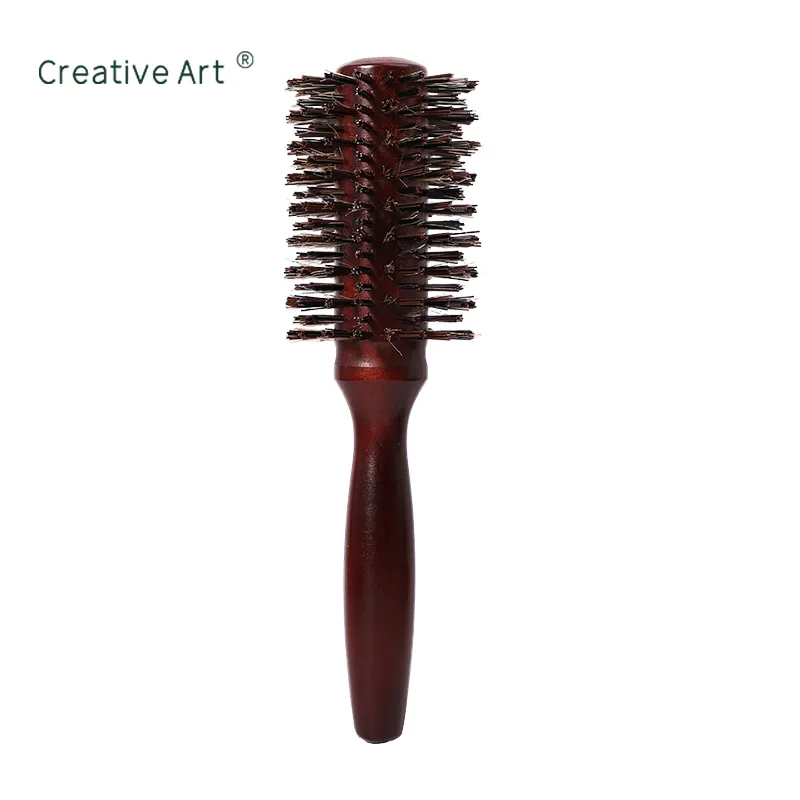 Custom Pure Boar Bristle Round Hair Brush – M-MG07P-3