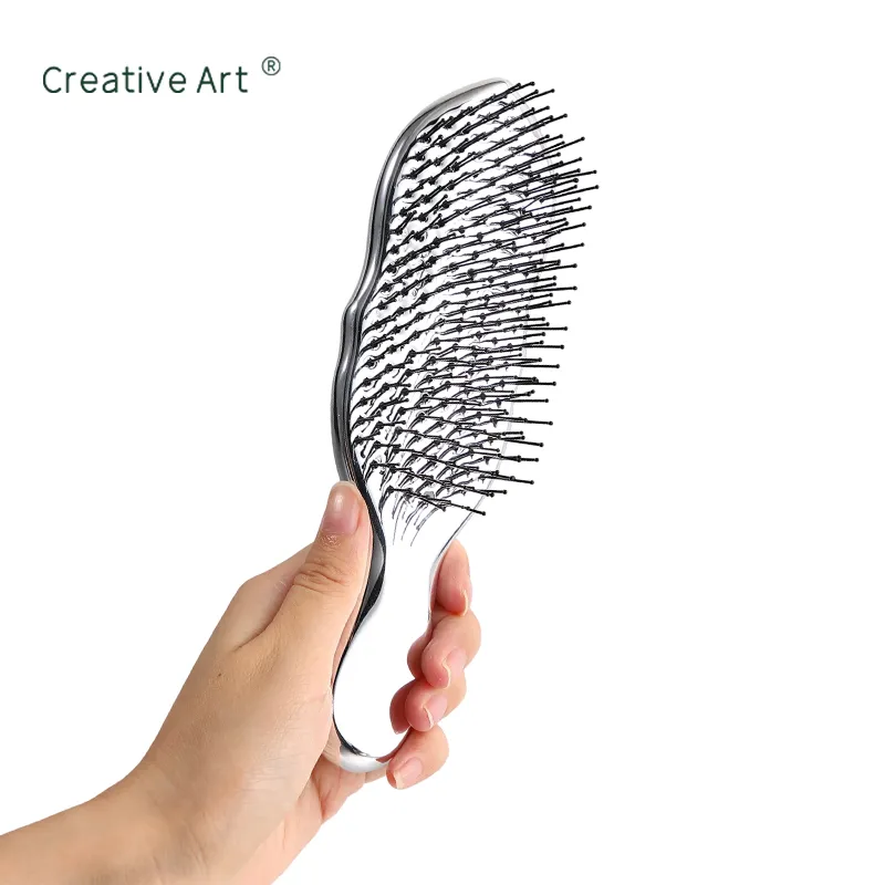 Custom Electroplated Detangling Hair Brush – S-SF05D-1