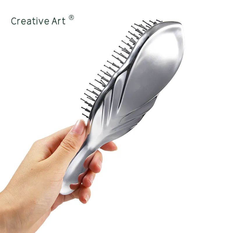 Custom Electroplated Detangling Hair Brush – S-SF05D-1
