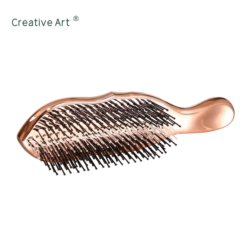 Custom Electroplated Detangling Hair Brush – S-SF05D-1